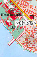 Stadtplan von Vodice